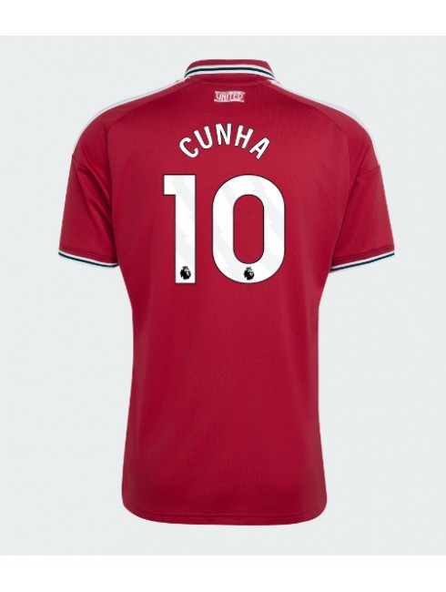 Moški Nogometna dresi replika Manchester United Matheus Cunha #10 Domači 2026-27 Kratek rokav Moški Nogometna dresi replika Manchester United Matheus Cunha #10 Domači 2026-27 Kratek rokav